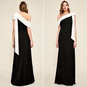 Tadashi Shoji- 12 Petite - Black & White NWT